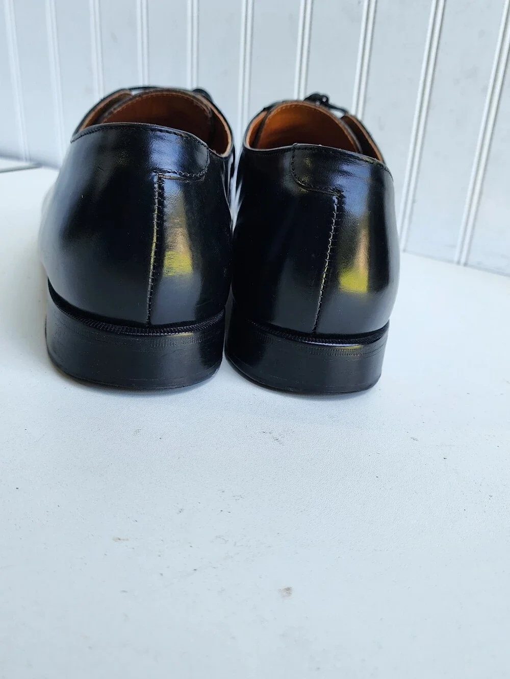 Cole Haan Men’s Black Leather Oxford Dress Shoes  Made In The USA Sz 14 A Narrow